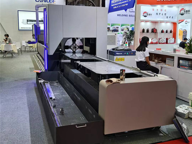  CANLEE the open exchange table laser cutting machine 