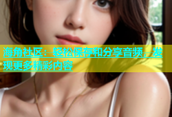 海角社区：轻松保存和分享音频，发现更多精彩内容