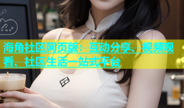 海角社区网页版：互动分享、视频观看、社区生活一站式平台