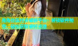 海角社区付费破解平台：解锁软件秘密，轻松获取破解资源
