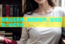 海角社区登录，发现新世界，社交互动一站式平台