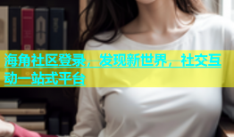 海角社区登录，发现新世界，社交互动一站式平台