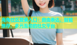 海角社区登录入口：自由表达、智能推荐、多元互动的社交平台