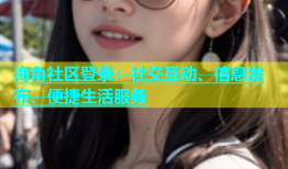 海角社区登录：社交互动、信息发布、便捷生活服务