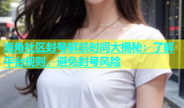 海角社区封号解禁时间大揭秘：了解平台规则，避免封号风险