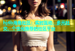 hj4b海角社区：实时互动、多元社交、个性化推荐的社区平台