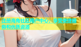 注册海角社区用户中心，享受便捷服务和优质资源