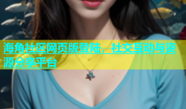 海角社区网页版登陆，社交互动与资源分享平台