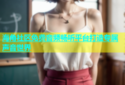 海角社区免费音频畅听平台打造专属声音世界