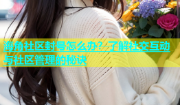 海角社区封号怎么办？了解社交互动与社区管理的秘诀