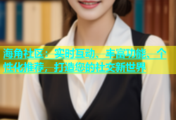 海角社区：实时互动、丰富功能、个性化推荐，打造您的社交新世界