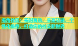 海角社区：实时互动、丰富功能、个性化推荐，打造您的社交新世界