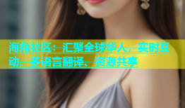 海角社区：汇聚全球华人，实时互动、多语言翻译、资源共享
