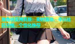 海角社区网页版：实时互动、丰富社区功能、个性化推荐
