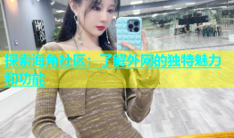 探索海角社区：了解外网的独特魅力和功能