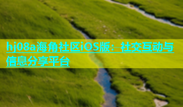 hj08a海角社区iOS版：社交互动与信息分享平台