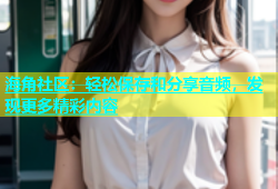 海角社区：轻松保存和分享音频，发现更多精彩内容