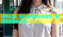 海角社区：轻松保存和分享音频，发现更多精彩内容