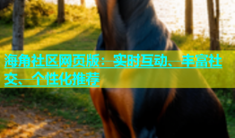 海角社区网页版：实时互动、丰富社交、个性化推荐