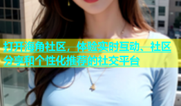 打开海角社区，体验实时互动、社区分享和个性化推荐的社交平台
