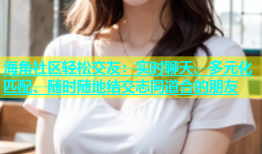 海角社区轻松交友：实时聊天、多元化匹配、随时随地结交志同道合的朋友