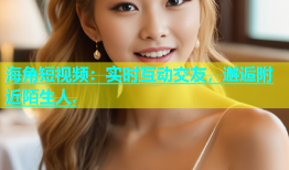 海角短视频：实时互动交友，邂逅附近陌生人.