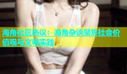 海角社区热议：海角杂谈聚焦社会价值观与文明实践