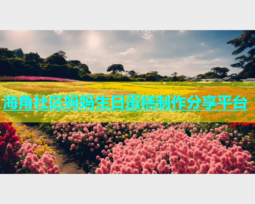 海角社区妈妈生日蛋糕制作分享平台