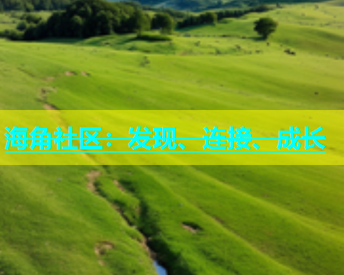 海角社区：发现、连接、成长